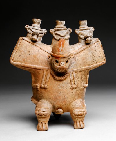 Effigypfeife, Guanacaste, 300-500 von Mesoamerican